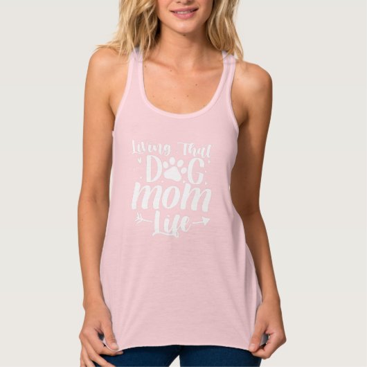 Hond Dames Tshirt Hond Moeders (Voorkant)