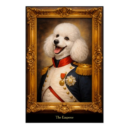 Hond de Keizer Perfect Poster (Voorkant)