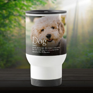 Hond Definitie Quote Moderne Moppige Pret Foto Reisbeker