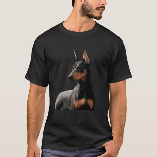 Hond Dobermann T-shirt (Voorkant)