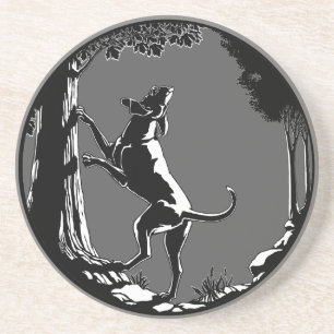 Hond Dog Art Drink Coasters Hunting Dog Onderzette Zandsteen Onderzetter