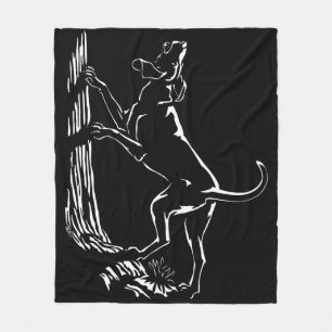 Hond Dog Blanket Coonhound Hunting Dog Blanket Fleece Deken