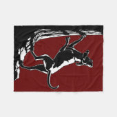 Hond Dog Blanket Hunting Dog Art Fleece Blankets (Voorkant (Horizontaal))