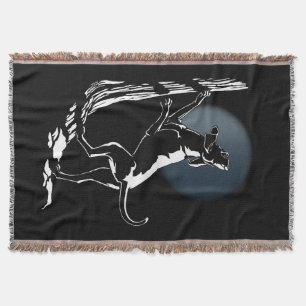 Hond Dog Blanket Hunting Dog Art Throw Blanket Deken