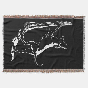 Hond Dog Blanket Hunting Dog Art Throw Blanket Deken