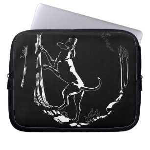 Hond Dog Hoesje Hunting Dog-laptophoes Laptop Sleeve