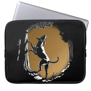 Hond Dog Hoesje Hunting Dog-laptophoes Laptop Sleeve