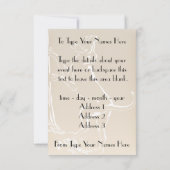 Hond Dog Invitations Personaliseer de Kaart van de (Achterkant)