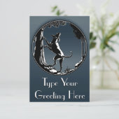 Hond Dog Invitations Personaliseer de Kaart van de (Staand voorkant)