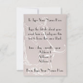 Hond Dog Invitations Personaliseer de Kaart van de (Achterkant)