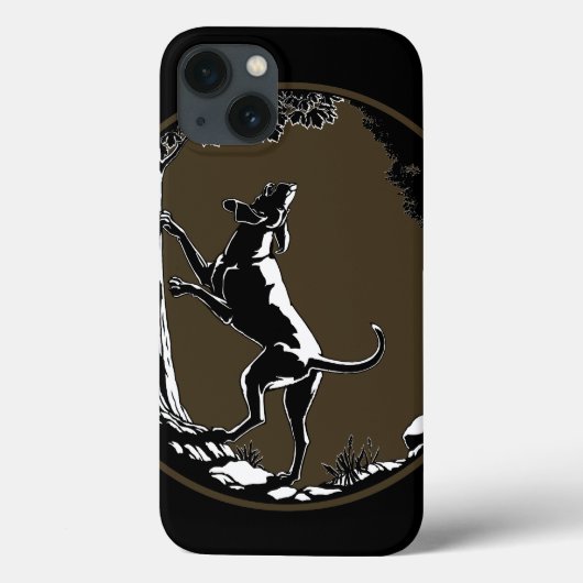 Hond Dog iPad Case Hunting Dog Art iPad Case (Achterkant)