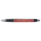 Hond Dog Kerstmis op rood Pen (Voorkant)