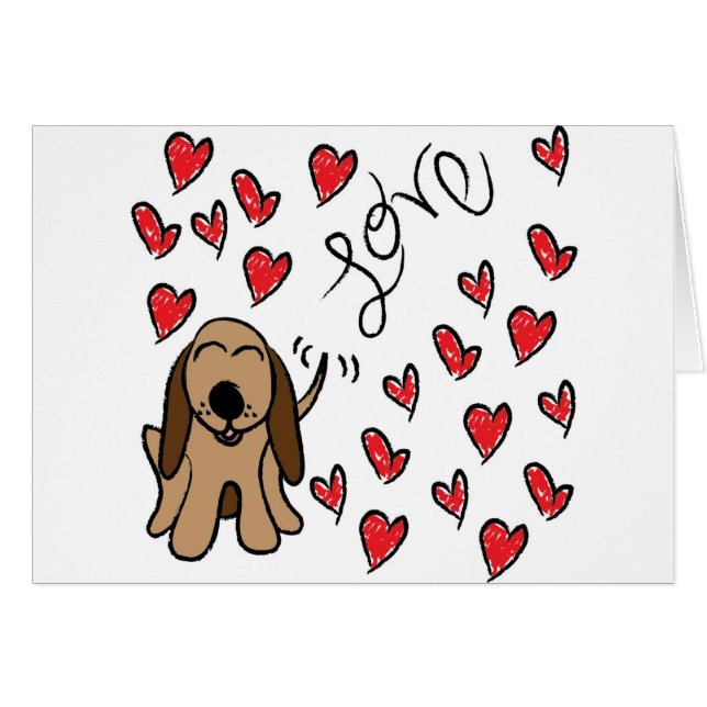 Hond Dog Love (Voorkant Horizontaal)