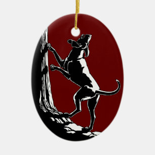Hond Dog Ornament Custom Hunting Dog Decoration