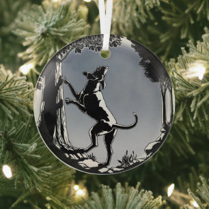 Hond Dog Ornament Hunting Dog Art Decoration