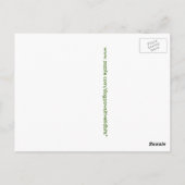 Hond Dog Tree Hugger Briefkaart (Achterkant)