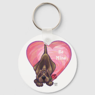 Hond Dog Valentijnsdag Sleutelhanger