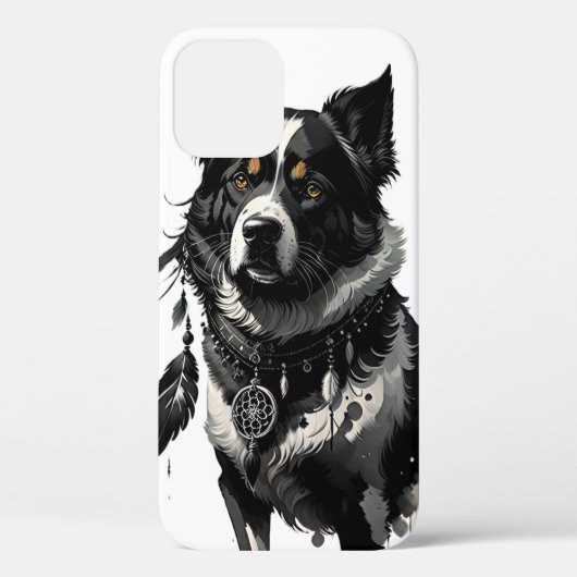 hond, dromenvanger, amulet, talisman, Case-Mate iPhone case (Achterkant)