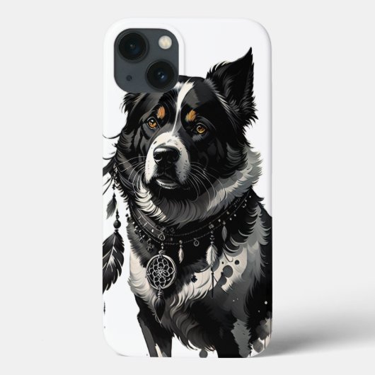 hond, dromenvanger, amulet, talisman, Case-Mate iPhone case (Achterkant)