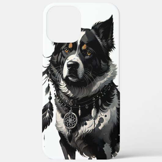 hond, dromenvanger, amulet, talisman, Case-Mate iPhone case (Achterkant)