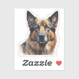 Hond Duitse Herdershond Huisdier Naam Label