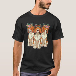 Hond Eigenaar Leuk Dier Huisdier Hond Tuin Bloemen T-shirt