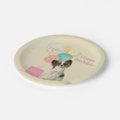 Hond- en ballonnen Bord op jaarbasis voor kinderen (Gekanteld)