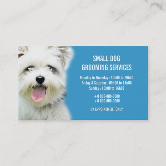 Hond- en honingparlor | Personaliseren Visitekaartje (Voorkant)