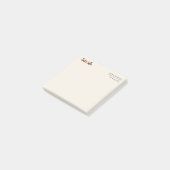 Hond en huisdieren Hond lopen Post-it® Notes (Schuin)