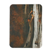 Hond en Hunter, 1892 (olie op canvas) Magneet (Verticaal)