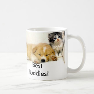 hond en kat, Beste boeddies! Koffiemok