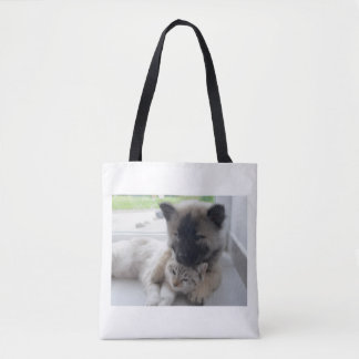 Hond En Kat Liefde  Draagtas