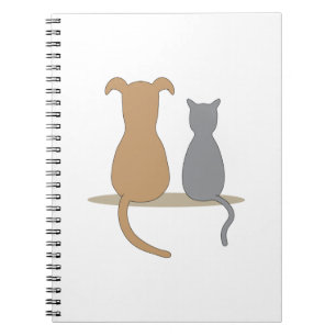 Hond en kat notitieboek