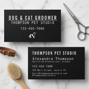 Hond- en katverzorger Modern Krachtig Professionee Visitekaartje