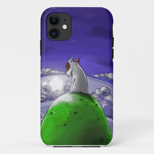 hond en ster Case-Mate iPhone case (Achterkant)