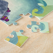 Hond en verpleegkundige legpuzzel (Zijkant)