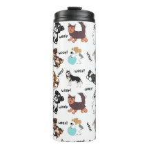 Hond en Woof Design Thermische Tumbler