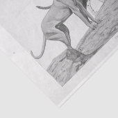  hond Ephemera Decoupage Grote Denen Tissuepapier (Detail)