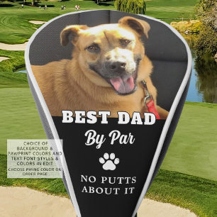 Hond Foto BESTE PAPA DOOR PAR Grappig Custom Golfheadcover