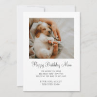 Hond Foto Gelukkige Verjaardag Moeder Van Reddings