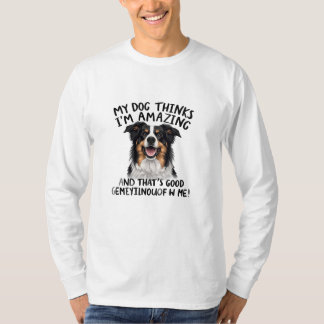 Hond Genoegen Citaat T-shirt
