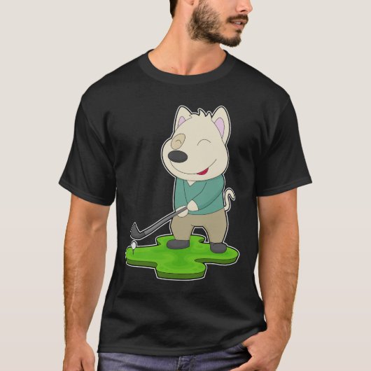 Hond Golf clubs T-shirt (Voorkant)