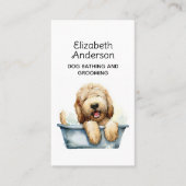 Hond Groomer Labradoodle Afspraak Visitekaartje (Voorkant)
