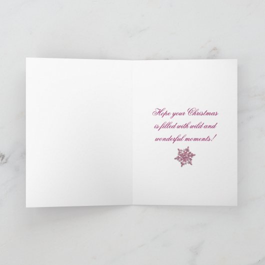 Hond Groomer Vet Kerst Scooter Meisje Mobiel Huisd Feestdagen Kaart (Binnen)