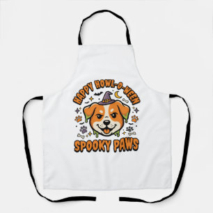Hond Halloween Griezelige Pootjes Schort
