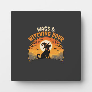 Hond Halloween Maneschijn Fotoplaat