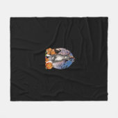 Hond Halloween Pitbull Jack O Lantern Pompoen Tank Fleece Deken (Voorkant (Horizontaal))