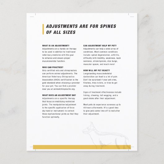 Hond halve sheet flyer (Voorkant)