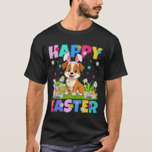 Hond Happy Easter Egg Hunt Bunny Ear Hond Pasen T-shirt