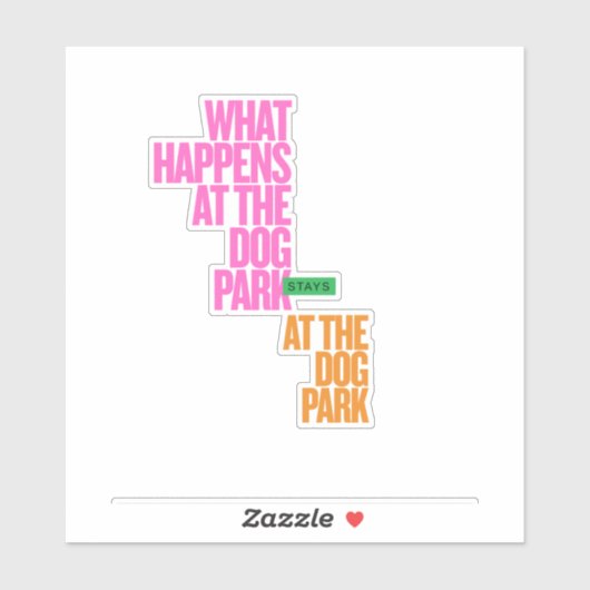 Hond hond puppy liefde grappig sticker (Vel)